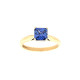 Pre Owned 9ct Blue Stone Ring ZT157